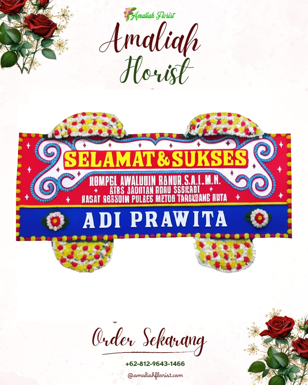 Papan Bunga Ucapan Selamat Rumbai